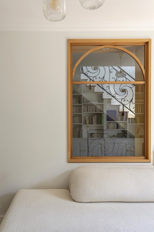 Fenêtre intérieure en arc, maison Maison-Alfort